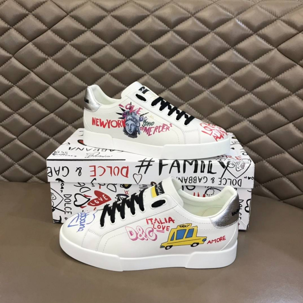 DG White sneakers