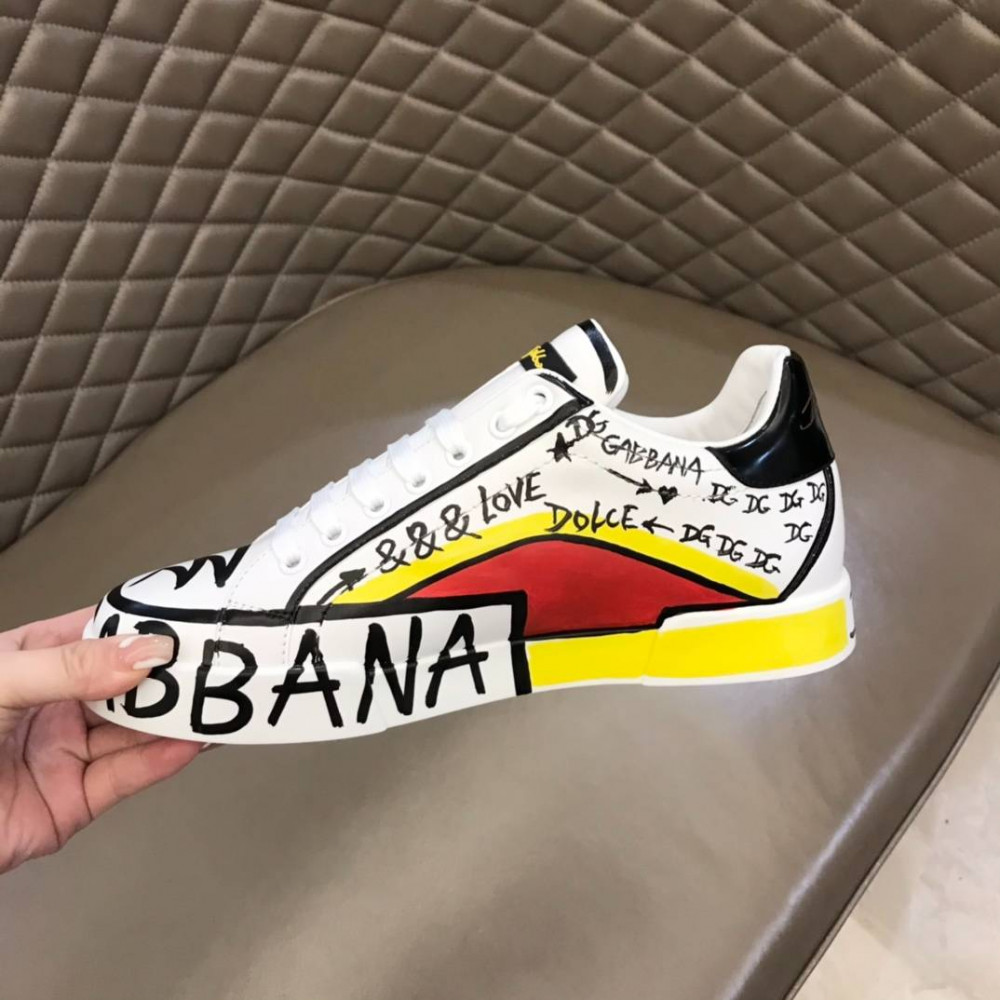 DG White sneakers