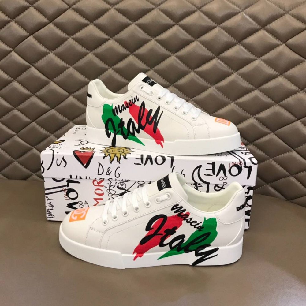 DG White sneakers