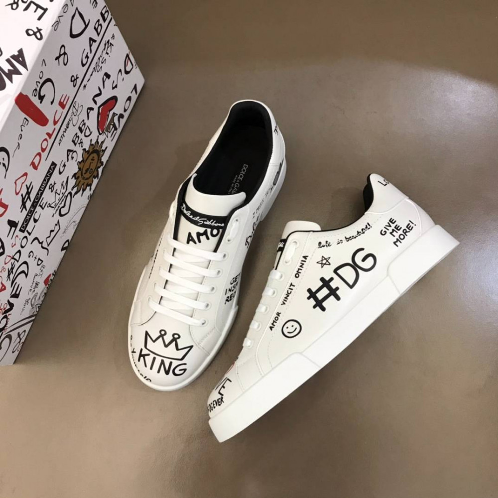 DG White sneakers