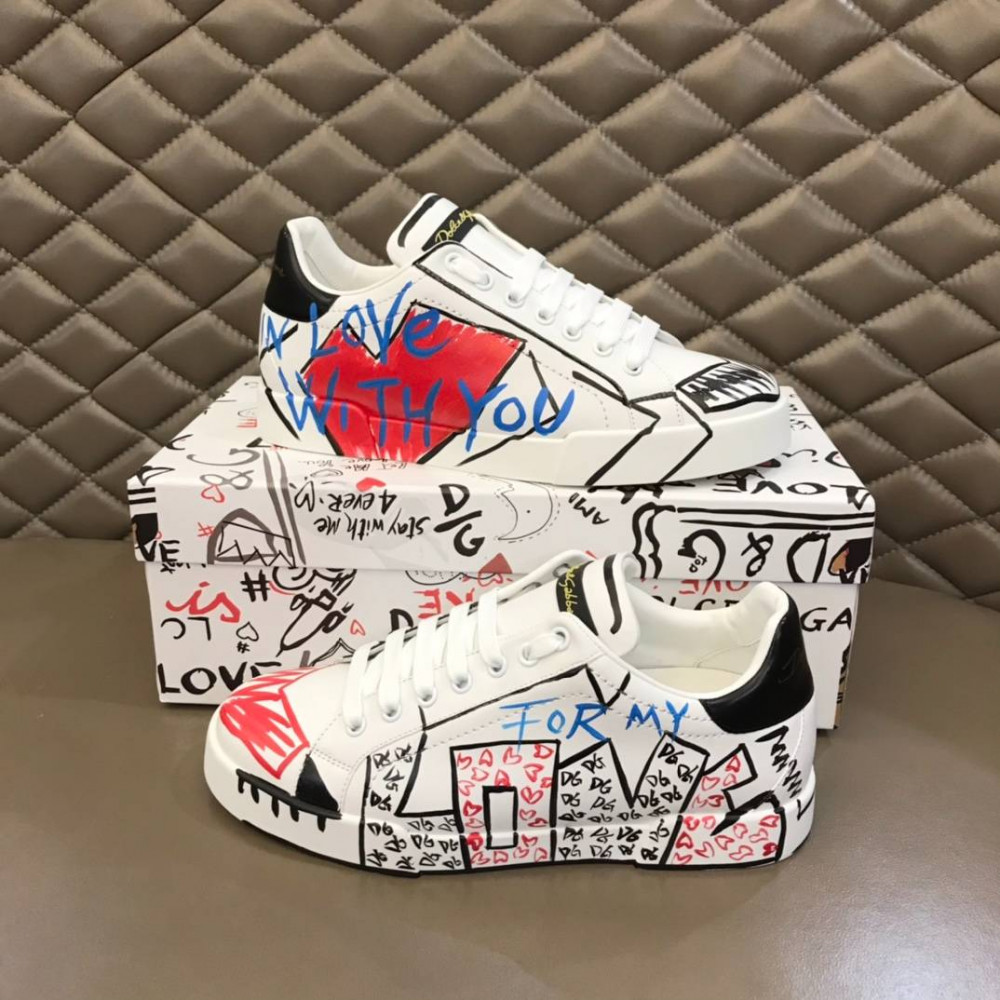 DG White sneakers