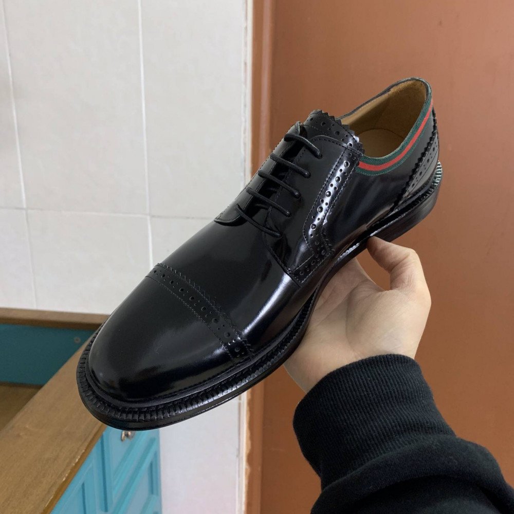 Leather shoes
