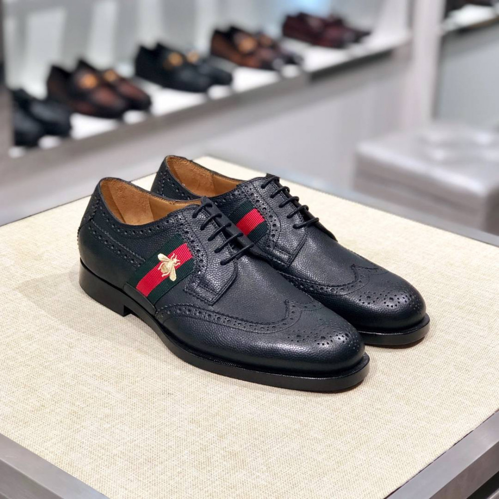 Leather shoes