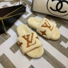 Furry slippers