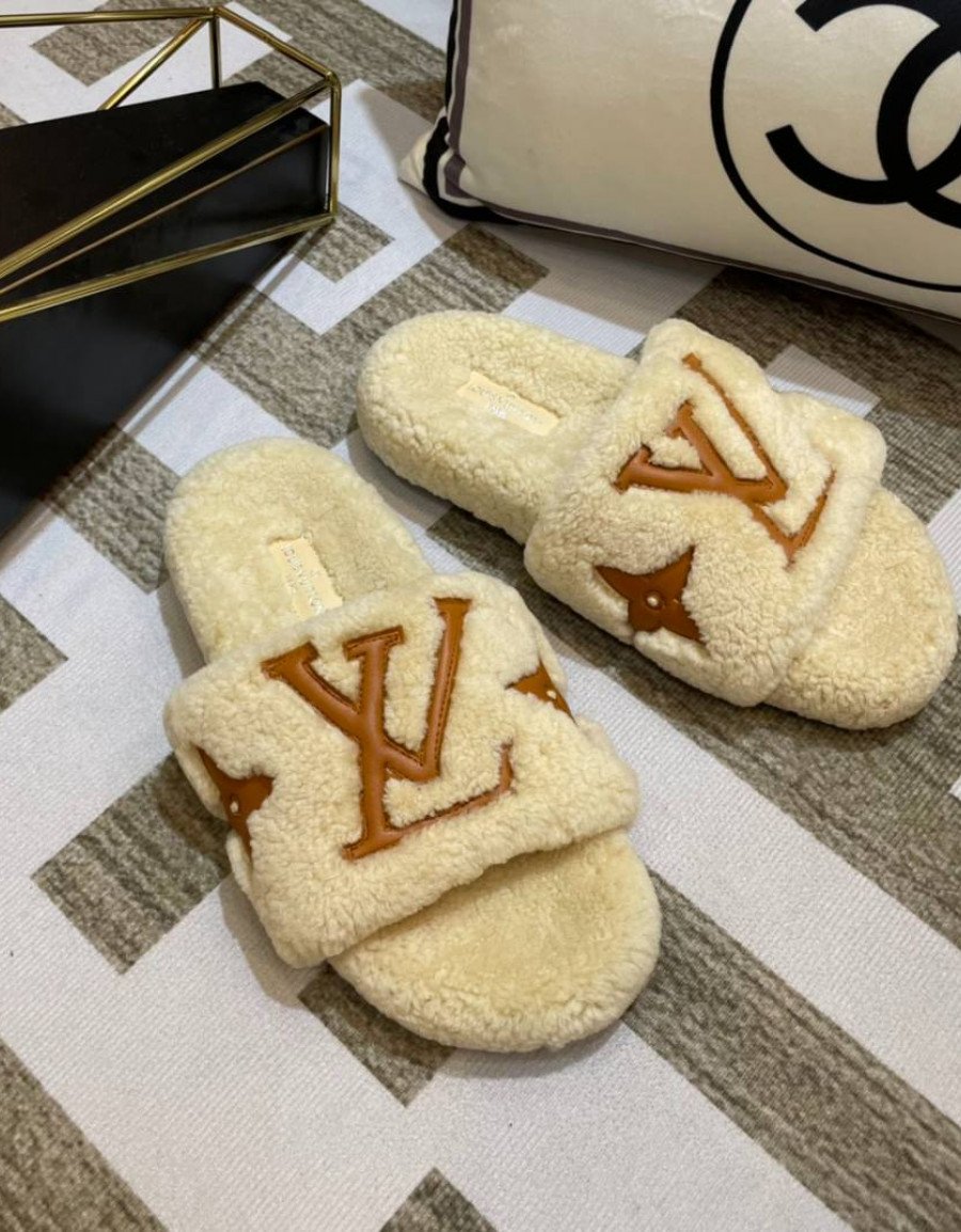 Furry slippers