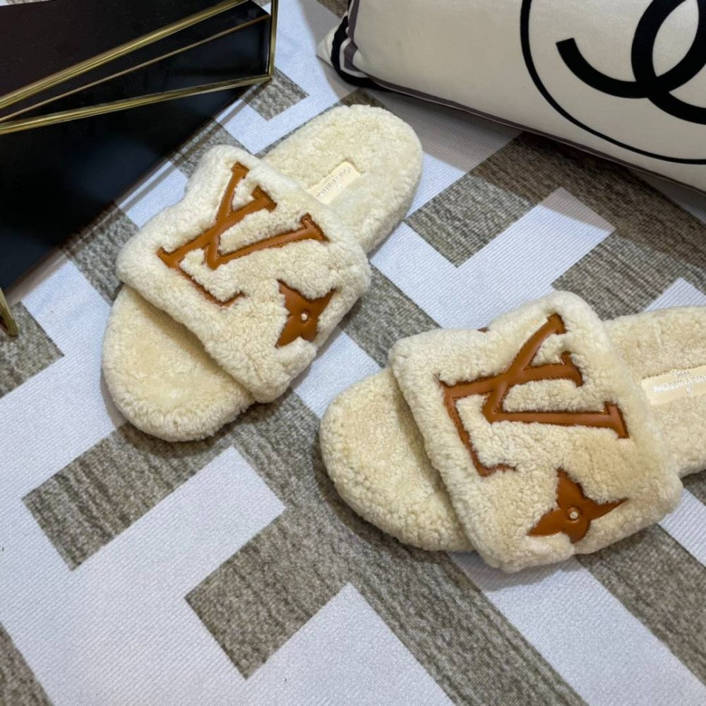 Furry slippers Furry slippers