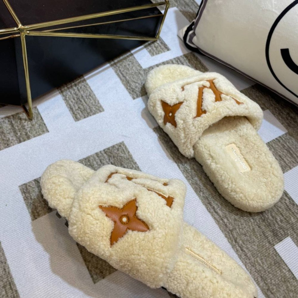 Furry slippers Furry slippers