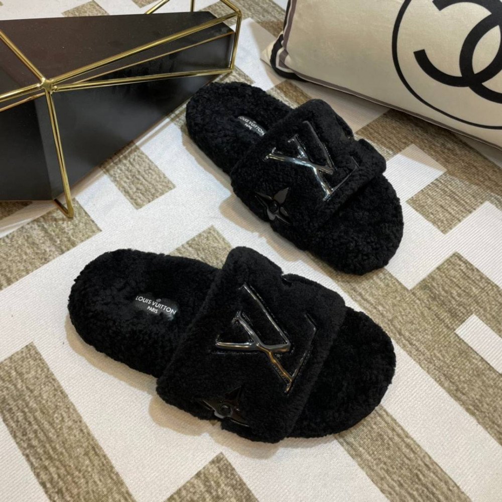 Furry slippers Furry slippers