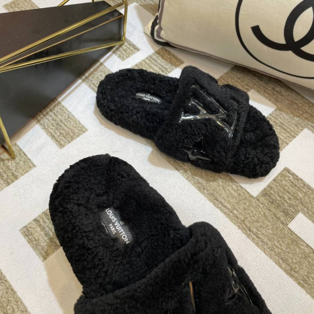 Furry slippers Furry slippers