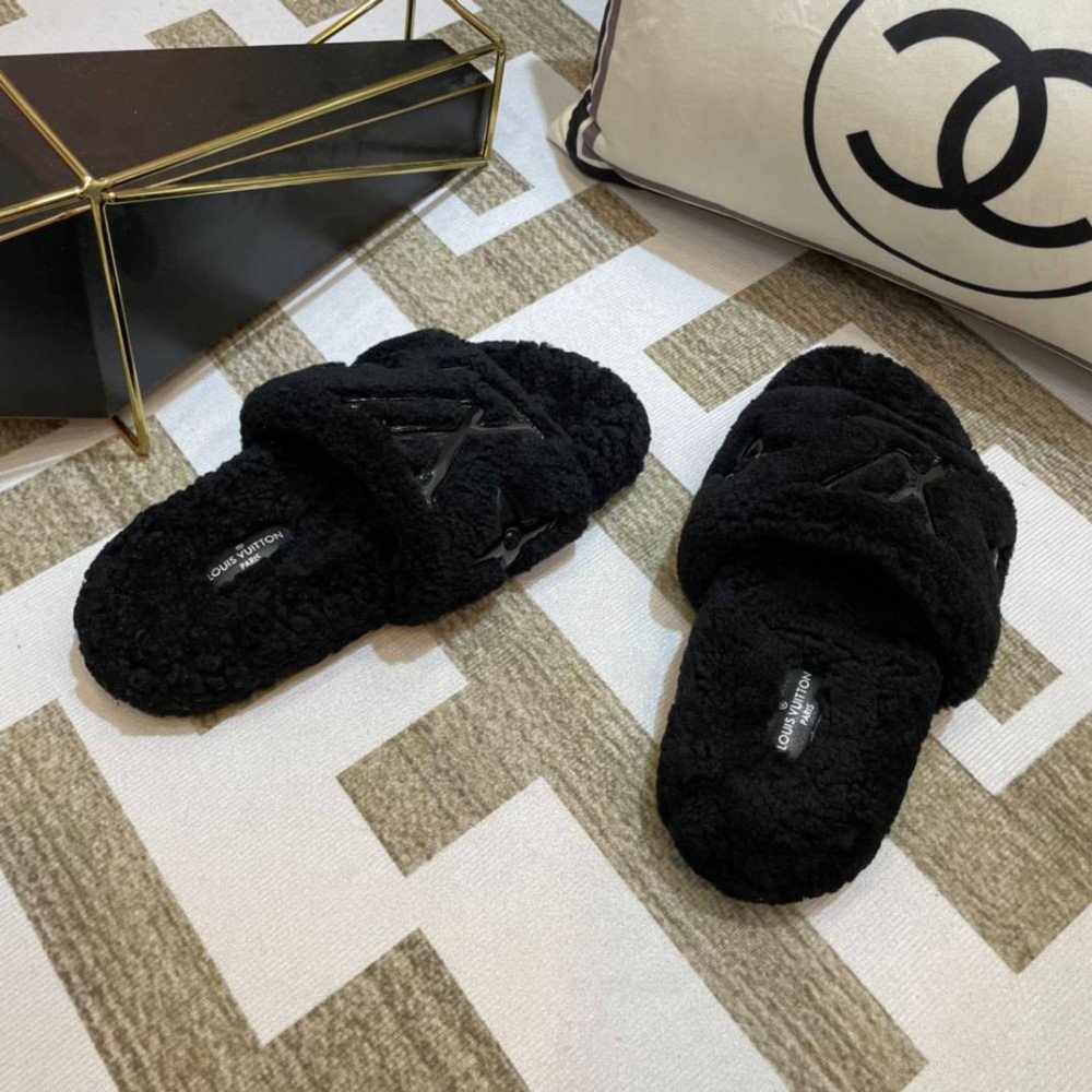 Furry slippers Furry slippers
