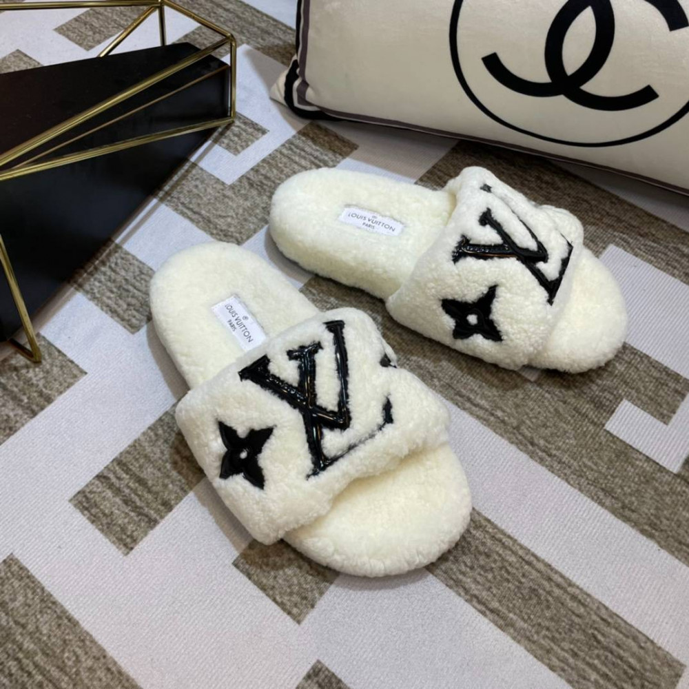 Furry slippers