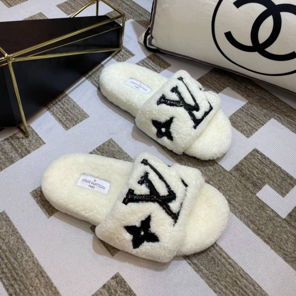 Furry slippers Furry slippers