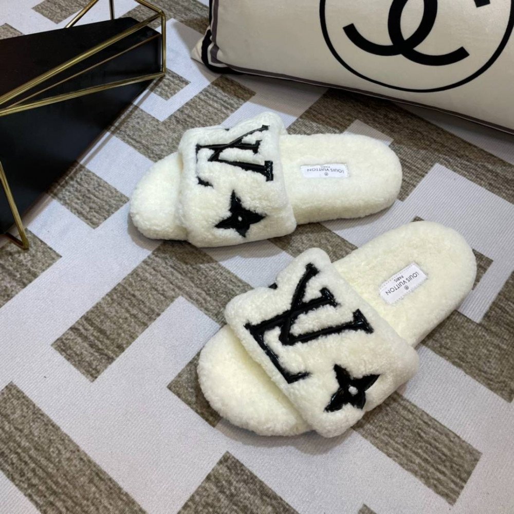 Furry slippers Furry slippers