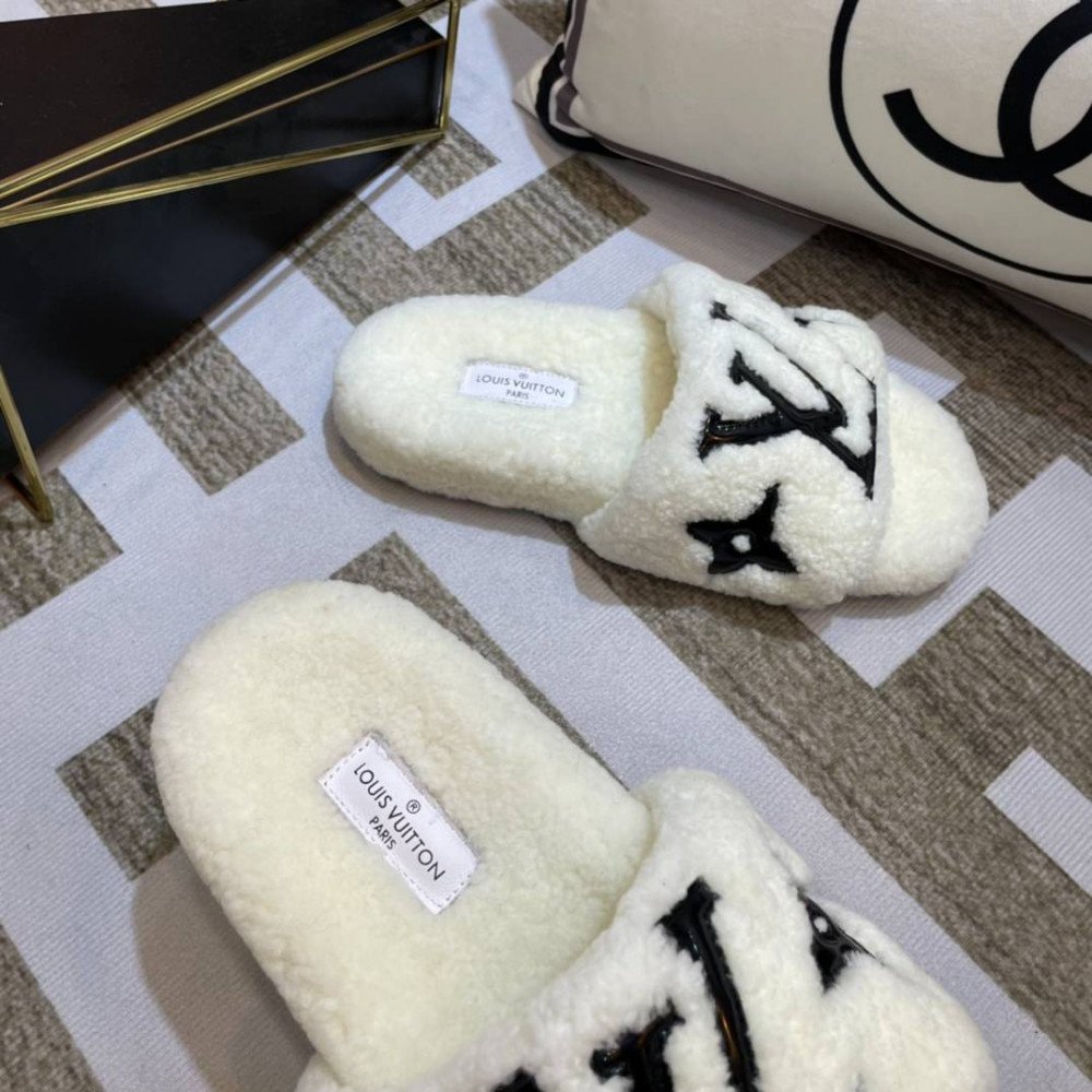 Furry slippers Furry slippers