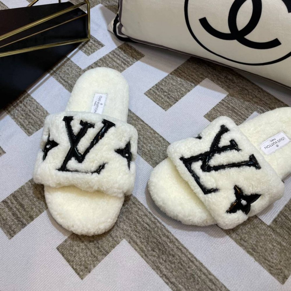 Furry slippers Furry slippers