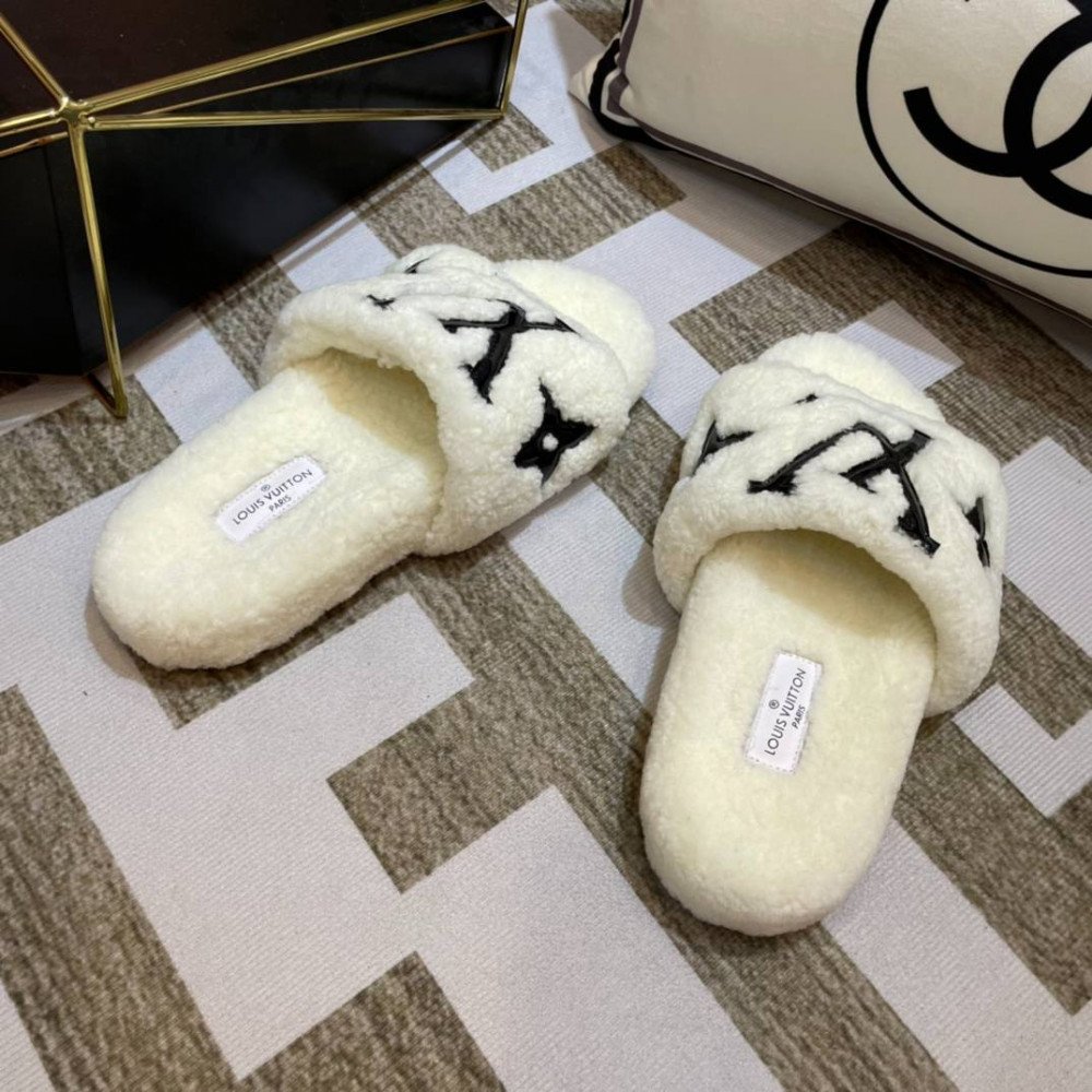 Furry slippers Furry slippers