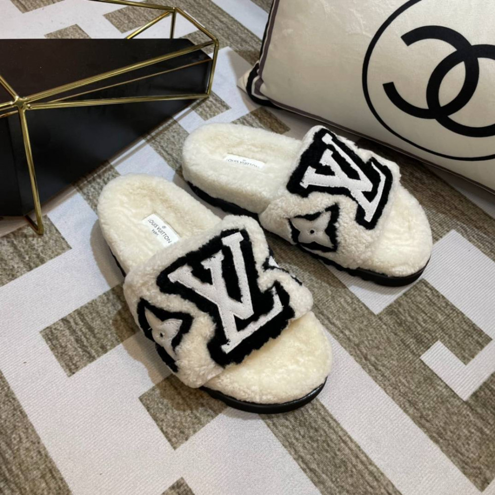 Furry slippers