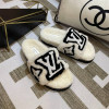 Furry slippers