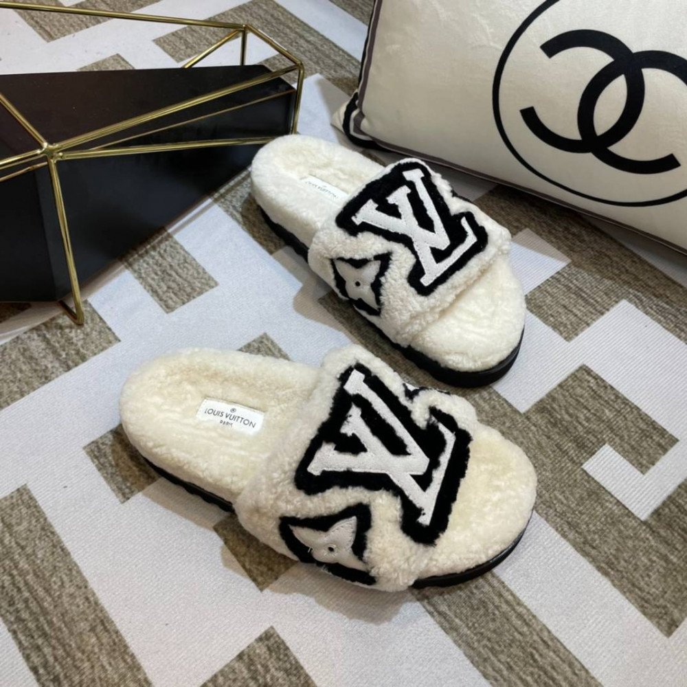 Furry slippers Furry slippers