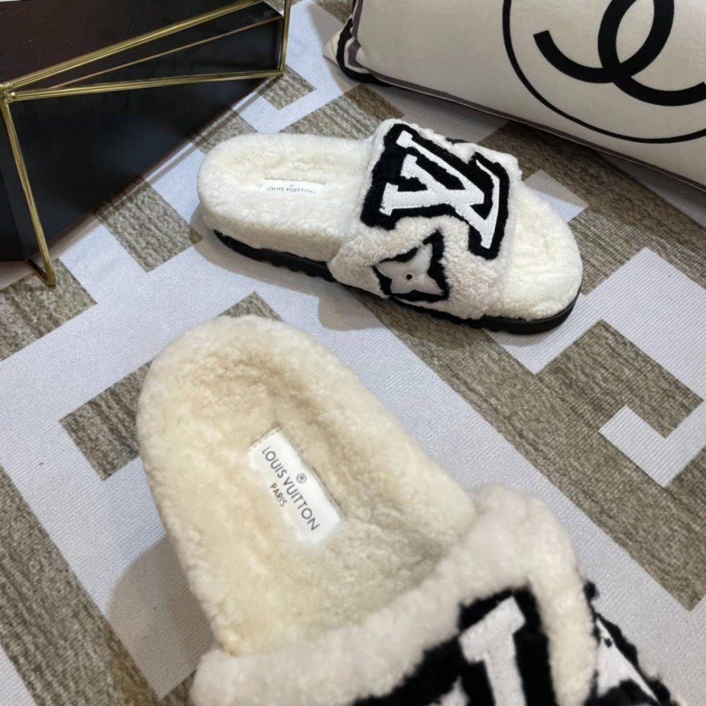Furry slippers Furry slippers
