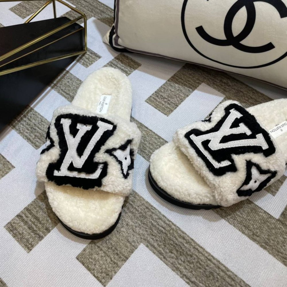 Furry slippers Furry slippers