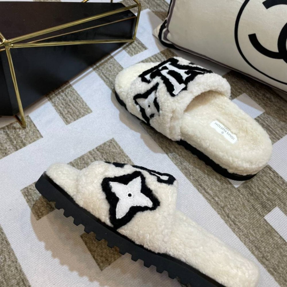 Furry slippers Furry slippers