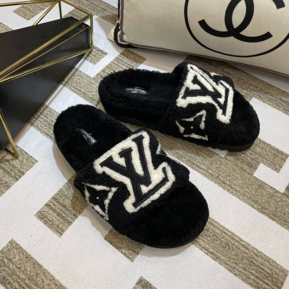 Furry slippers