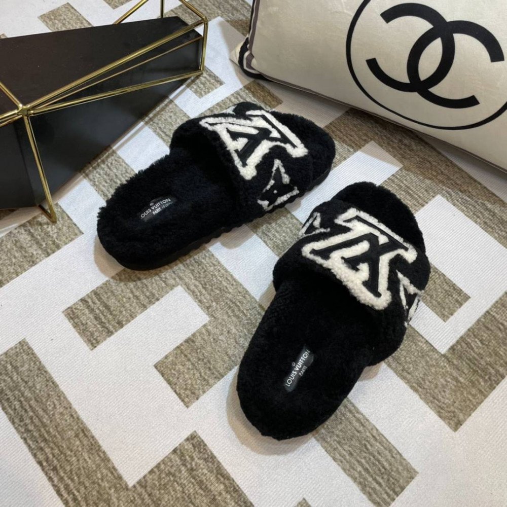 Furry slippers Furry slippers