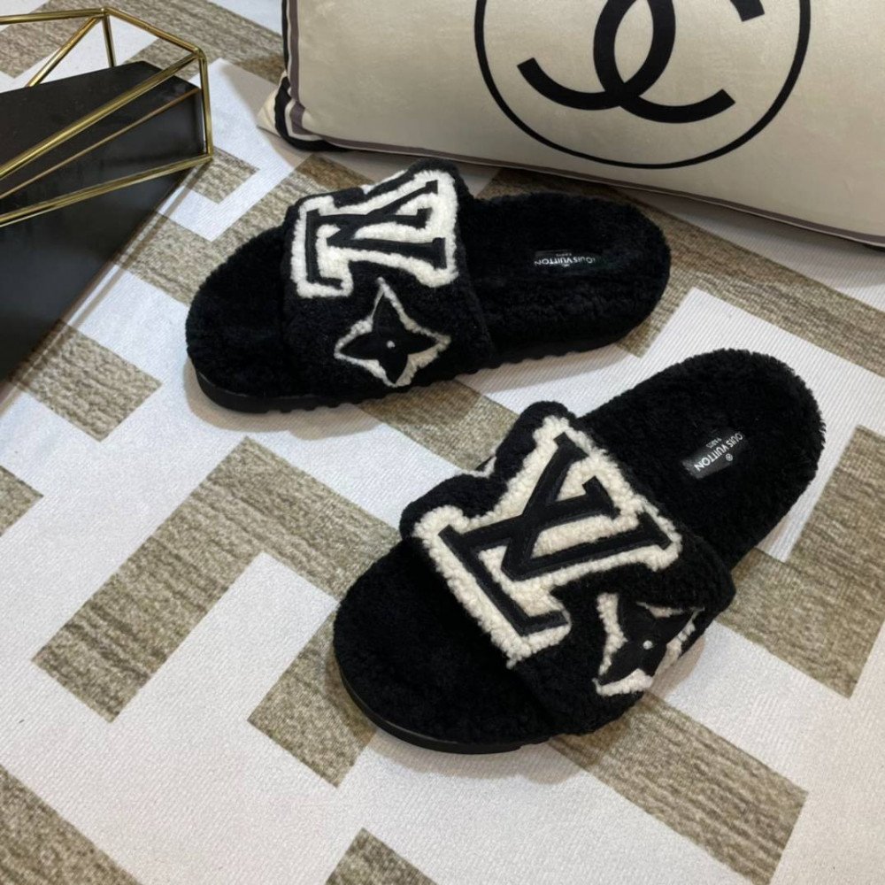 Furry slippers Furry slippers