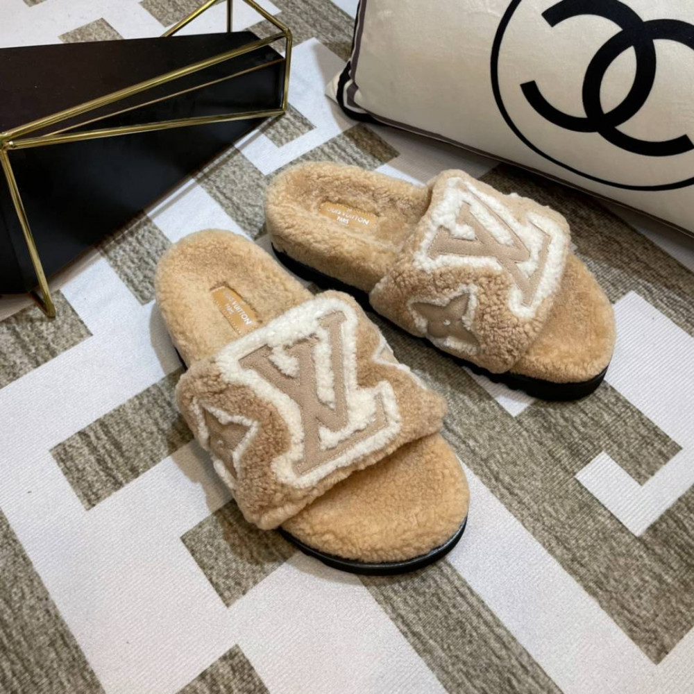 Furry slippers