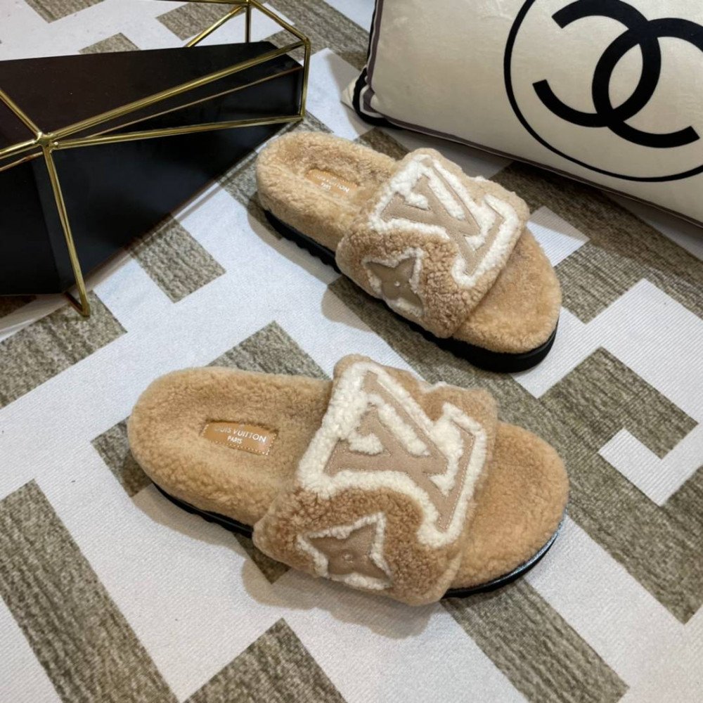 Furry slippers Furry slippers