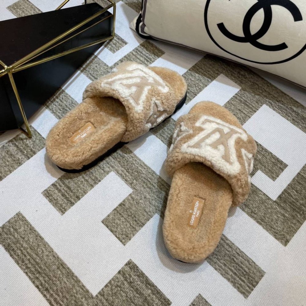 Furry slippers Furry slippers
