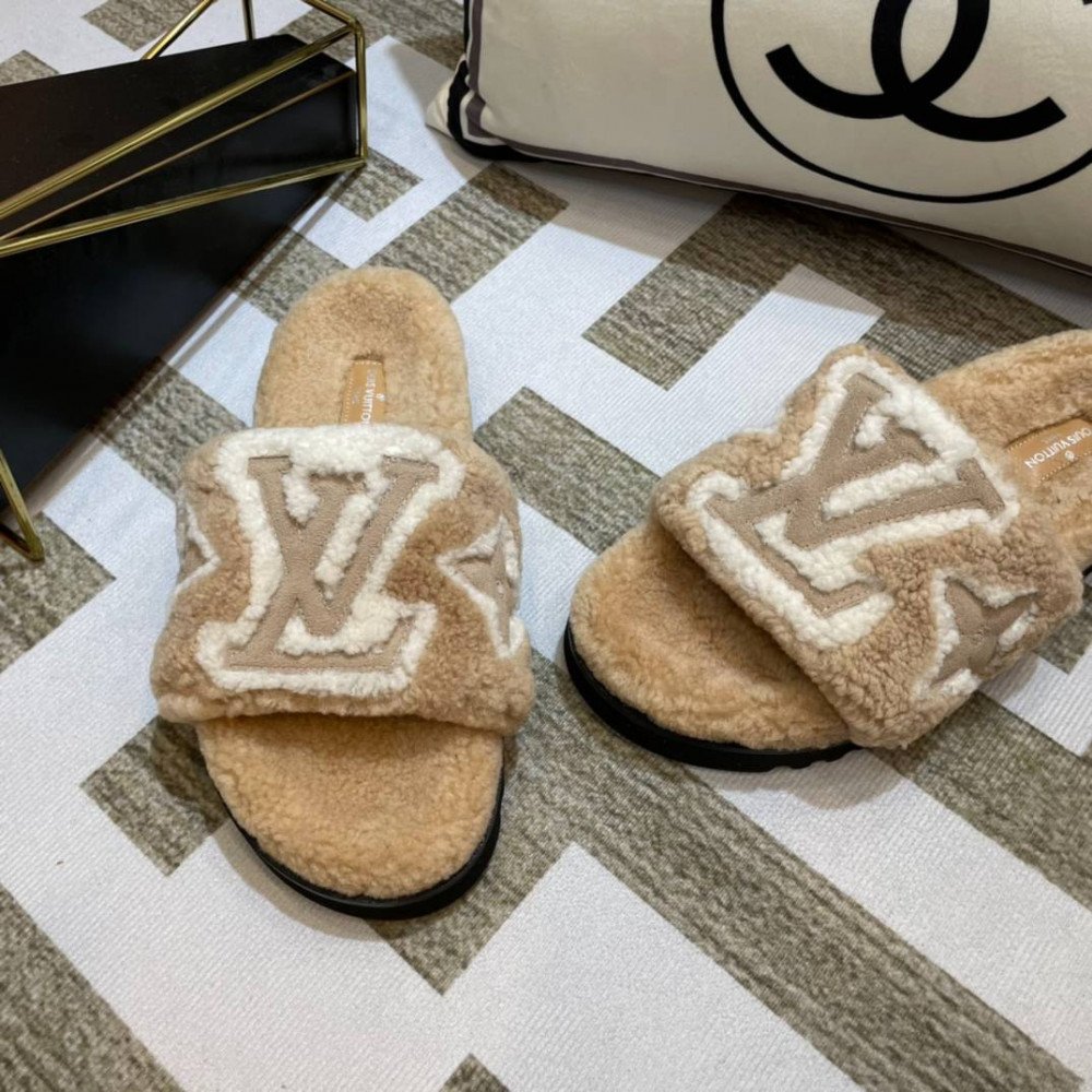 Furry slippers Furry slippers