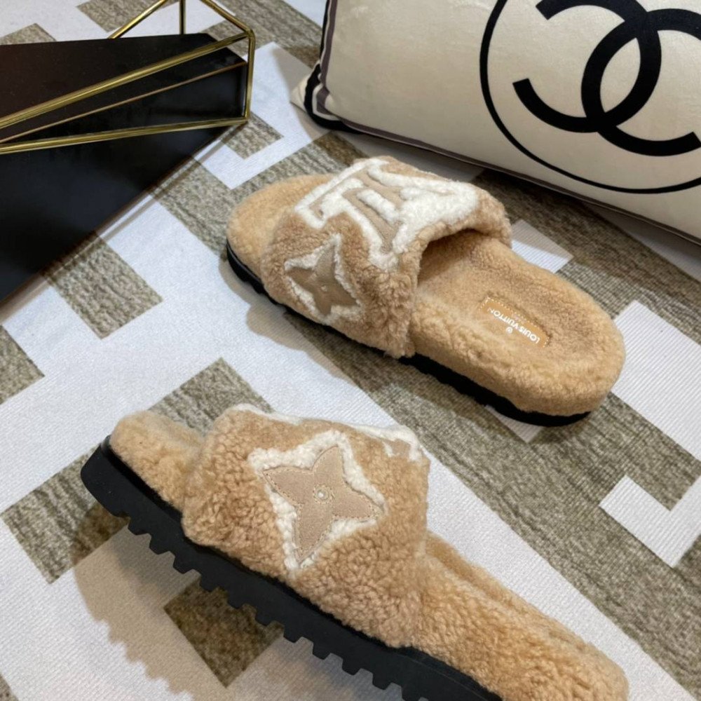 Furry slippers Furry slippers