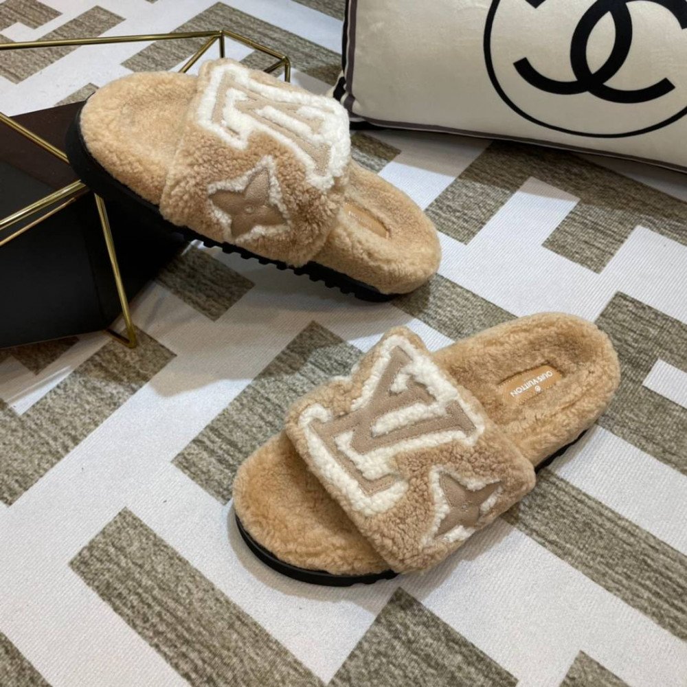 Furry slippers Furry slippers