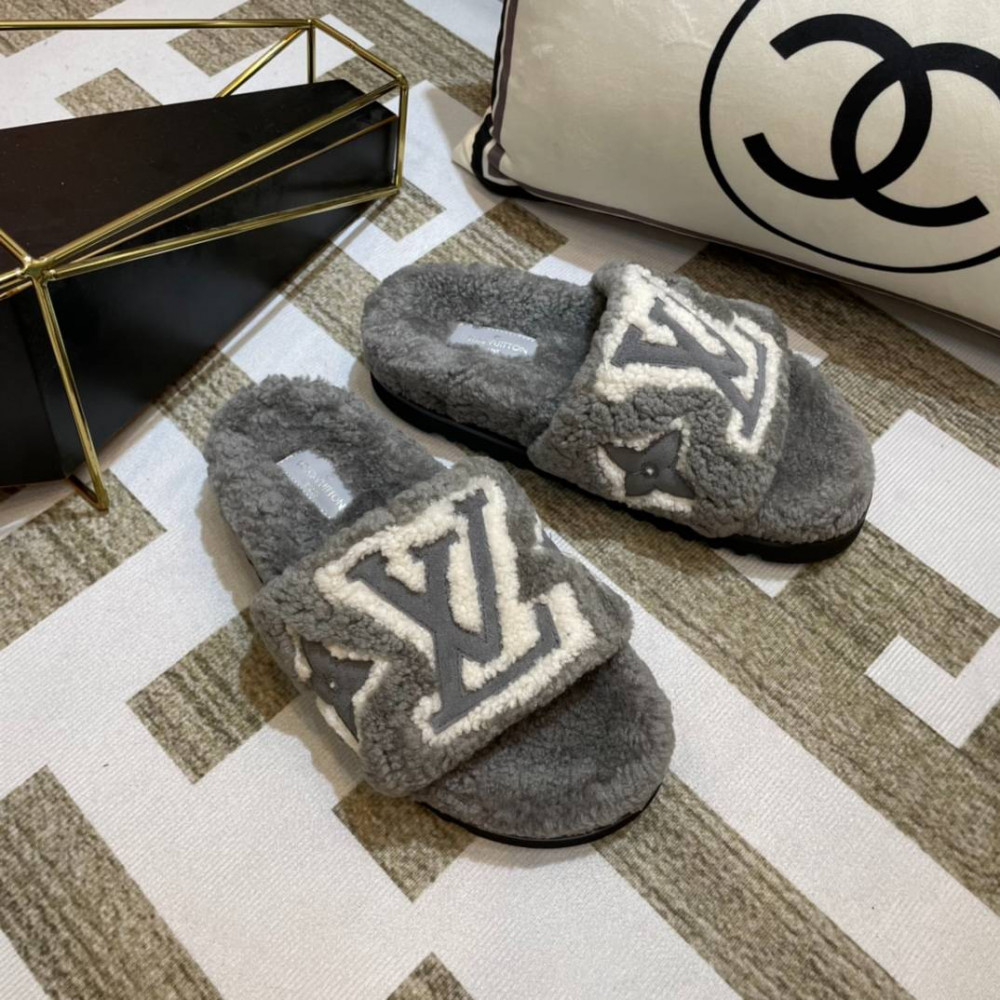 Furry slippers