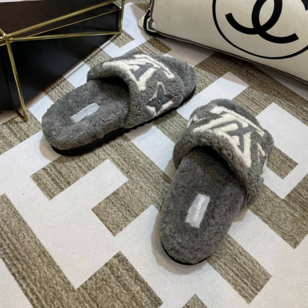 Furry slippers Furry slippers