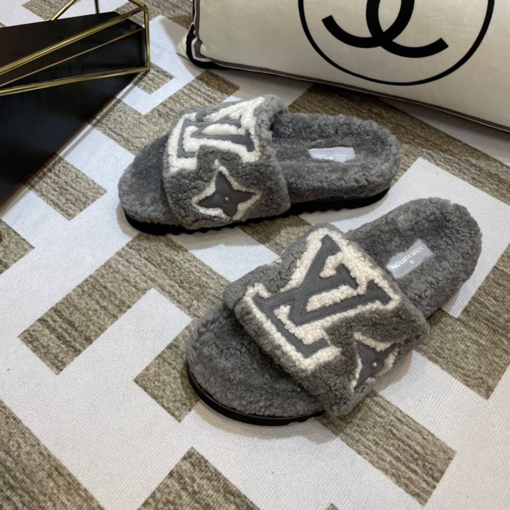 Furry slippers Furry slippers