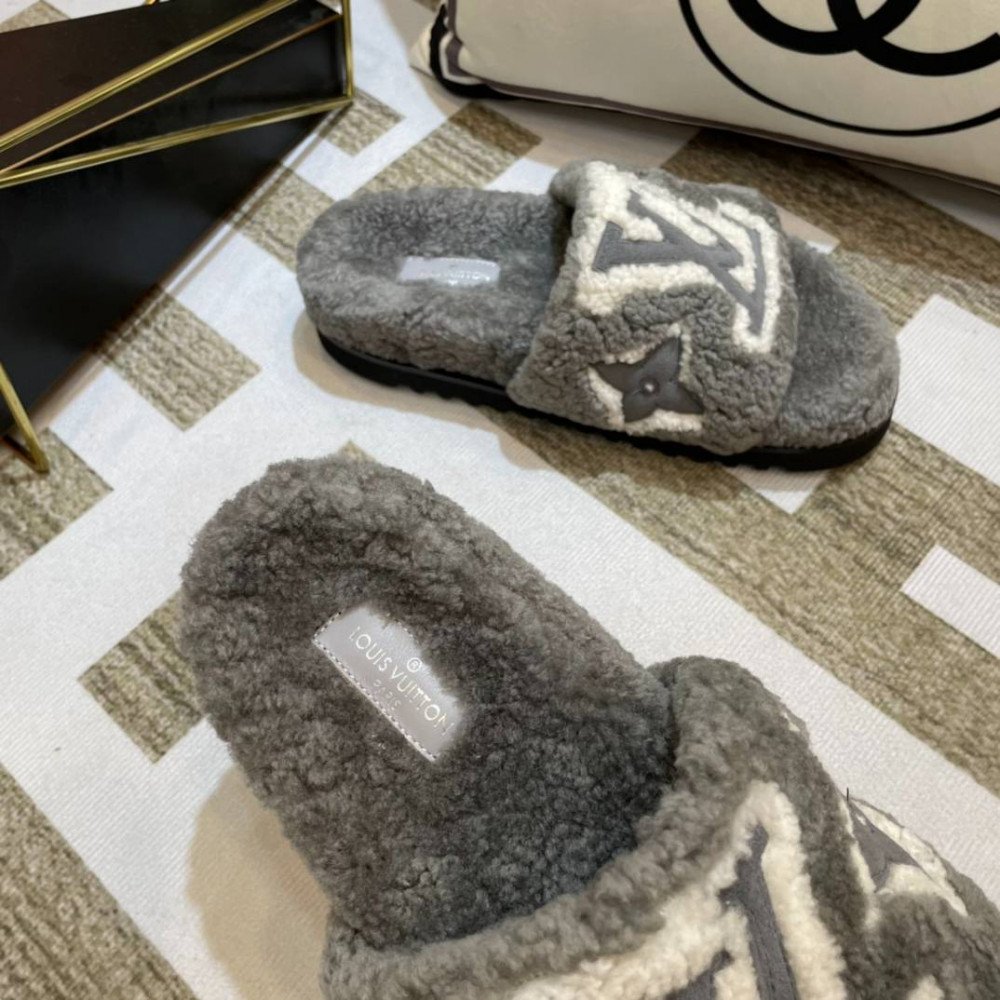 Furry slippers Furry slippers