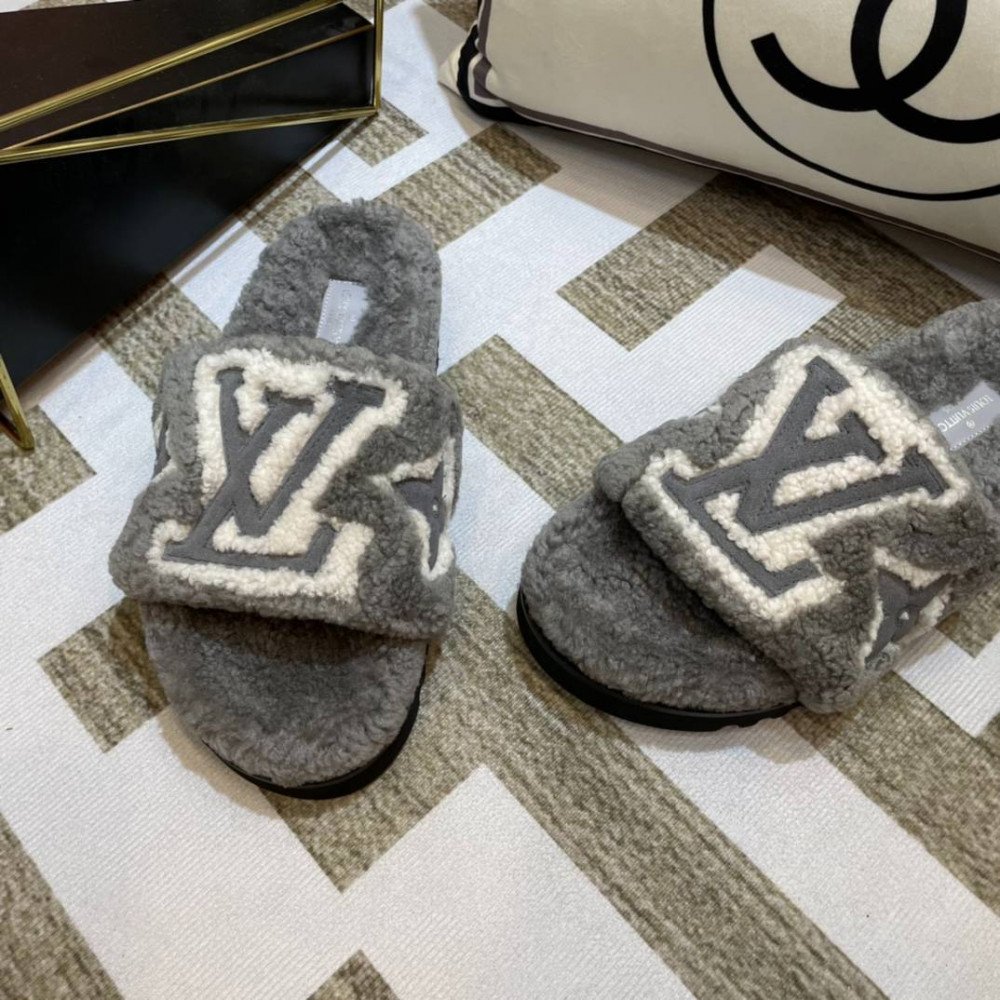 Furry slippers Furry slippers
