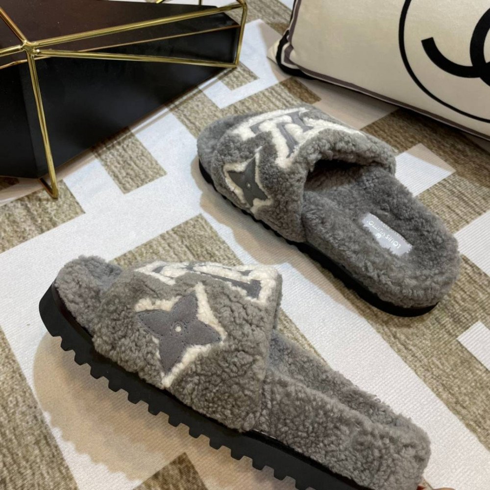Furry slippers Furry slippers