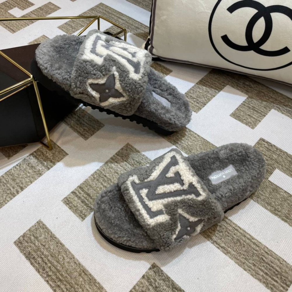 Furry slippers Furry slippers