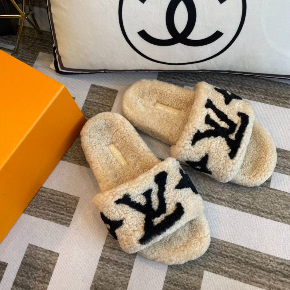 Furry slippers