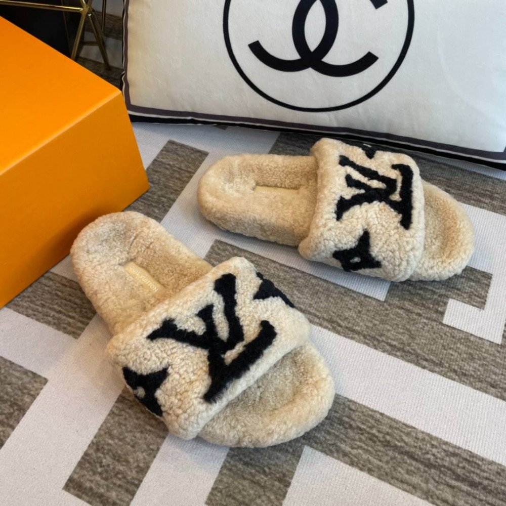 Furry slippers Furry slippers