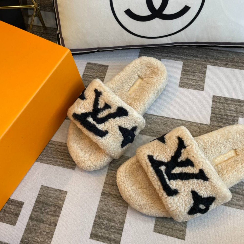 Furry slippers Furry slippers