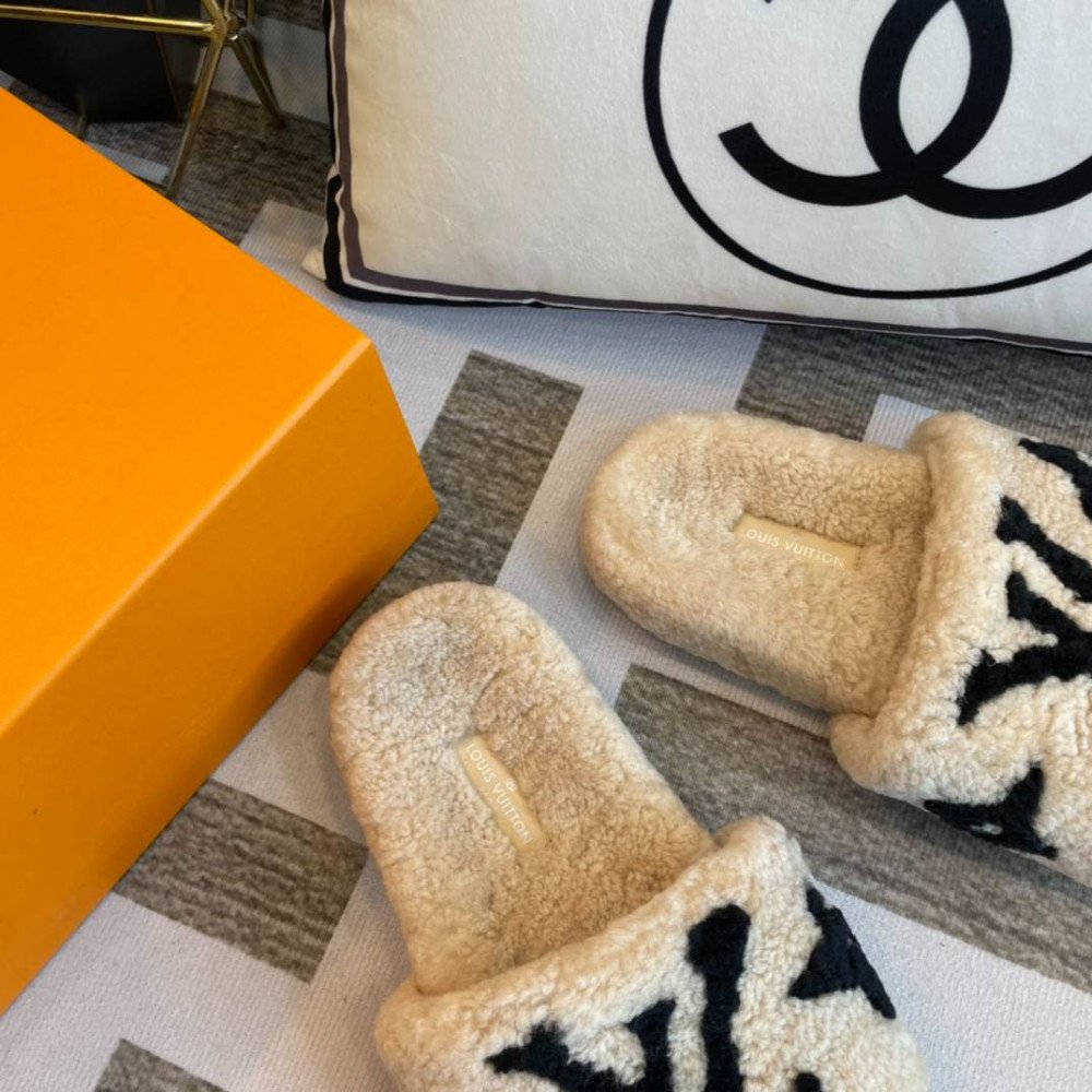 Furry slippers Furry slippers