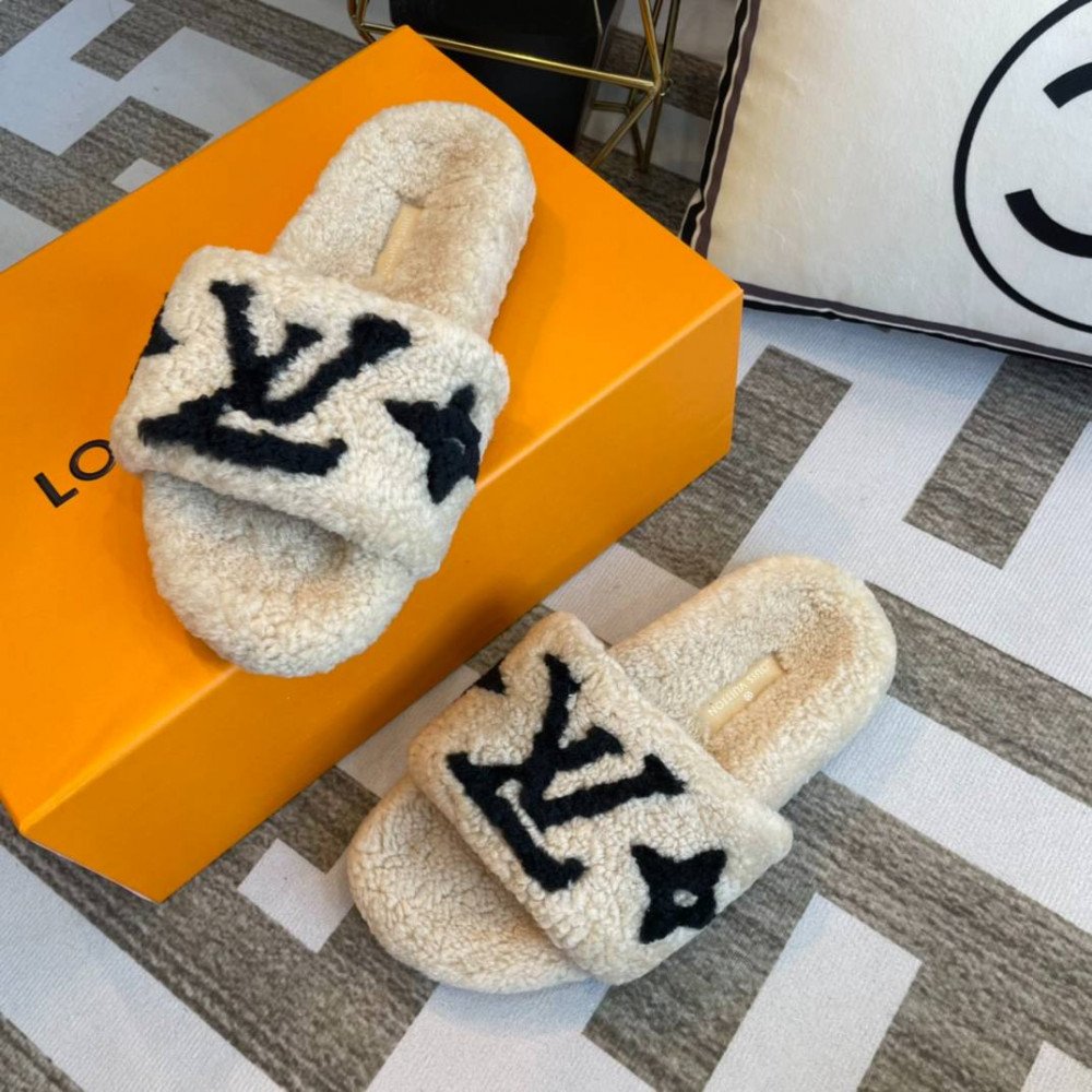 Furry slippers Furry slippers