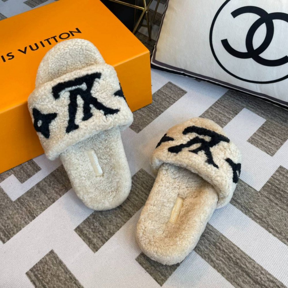 Furry slippers Furry slippers