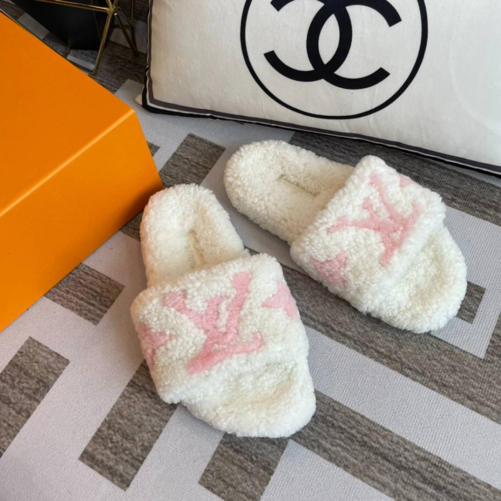 Furry slippers