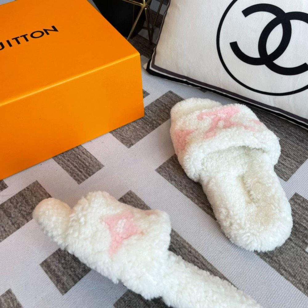 Furry slippers Furry slippers